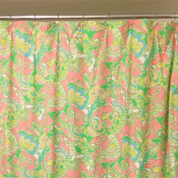Lilly Pulitzer Bath Lilly Pulitzer Shower Curtain Chin Chin Rare